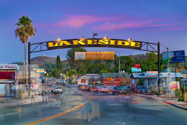 lakeside sign