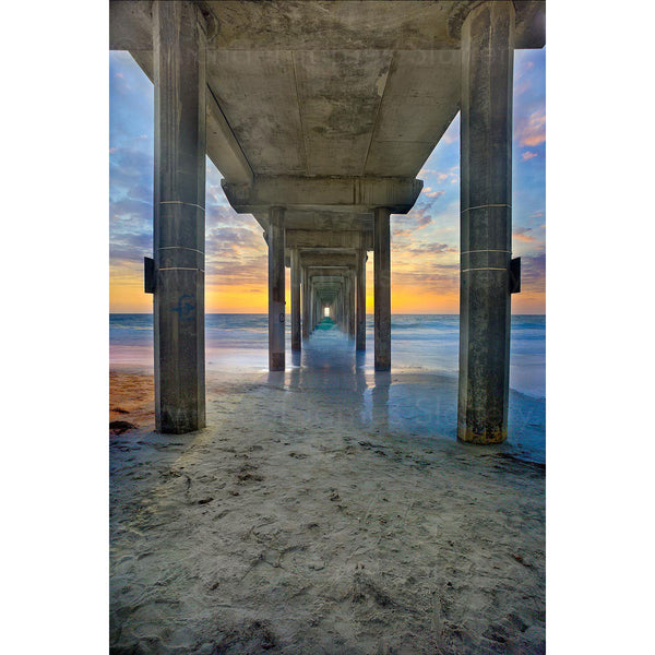 under scripps pier