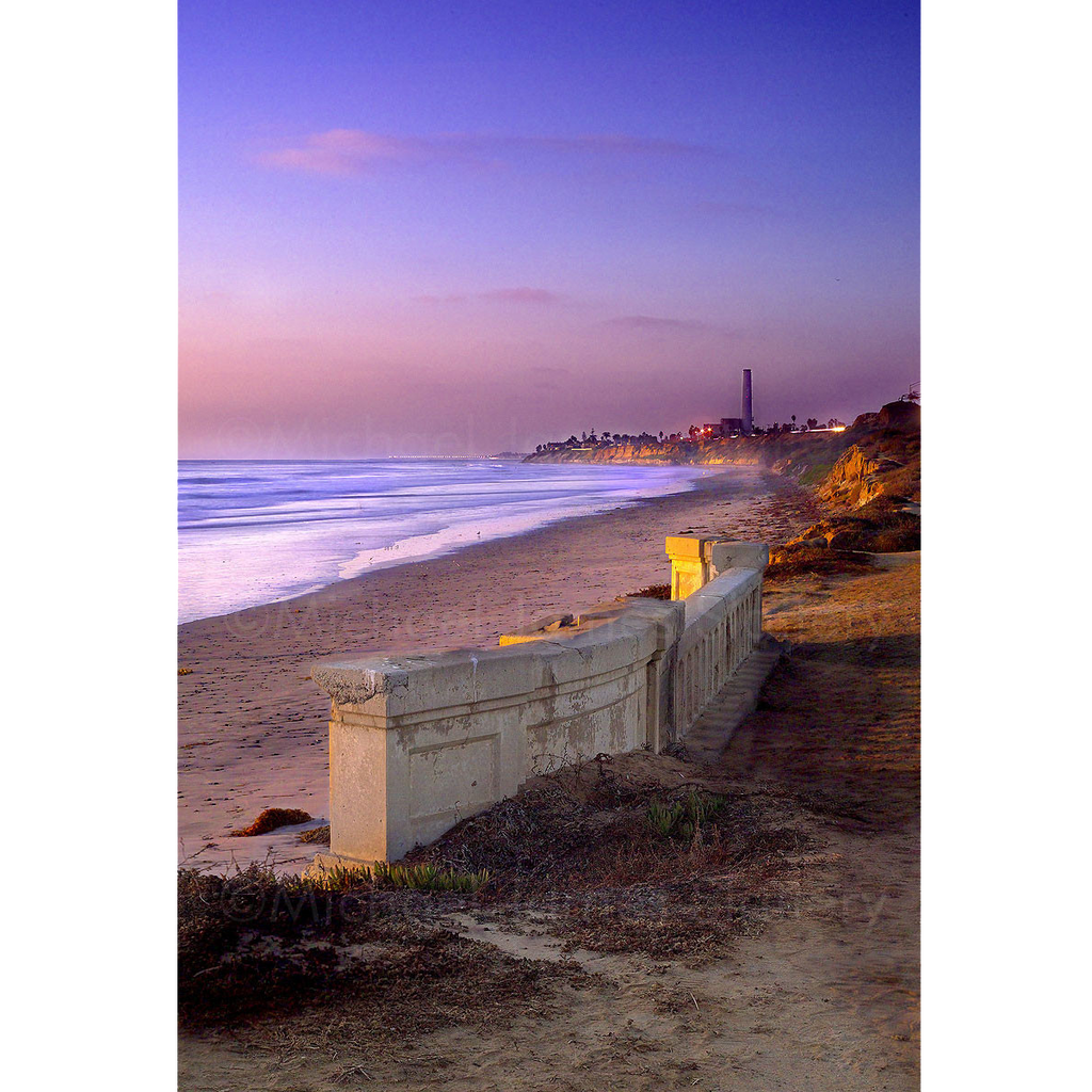 a view north along the 101