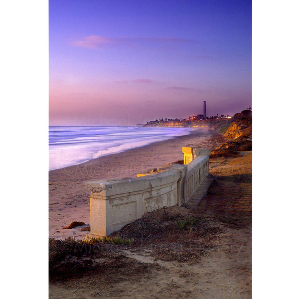 a view north along the 101