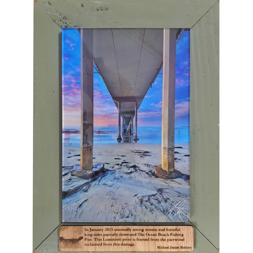 O.B. Reclaimed Pier Wood Prints - under o.b. pier