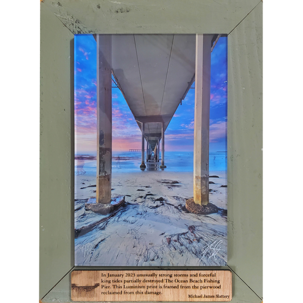 O.B. Reclaimed Pier Wood Prints - under o.b. pier