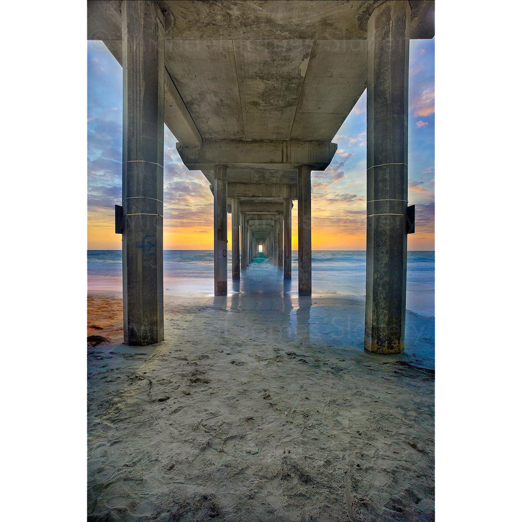under scripps pier