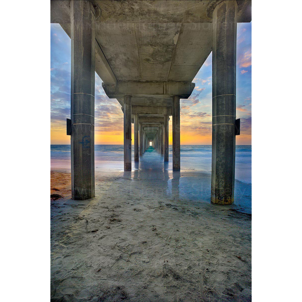 under scripps pier