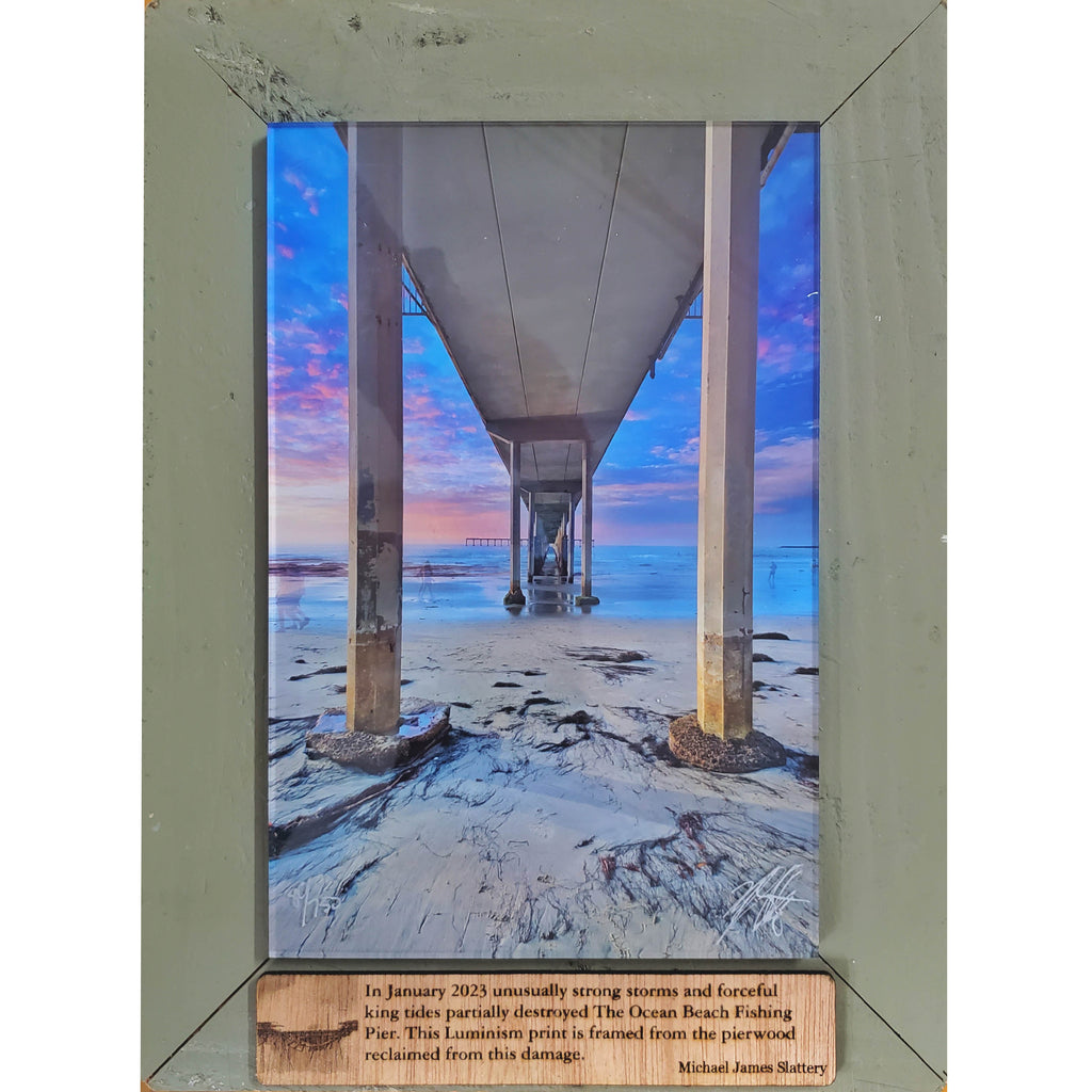 O.B. Reclaimed Pier Wood Prints - under o.b. pier