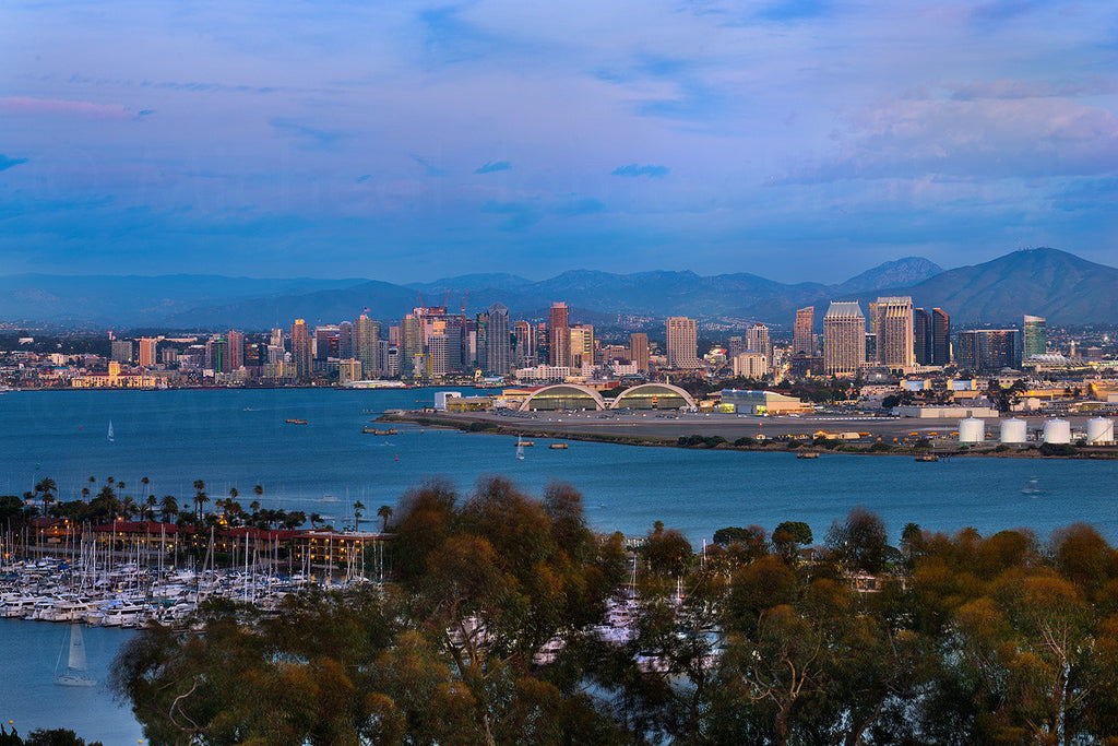 downtown from point loma