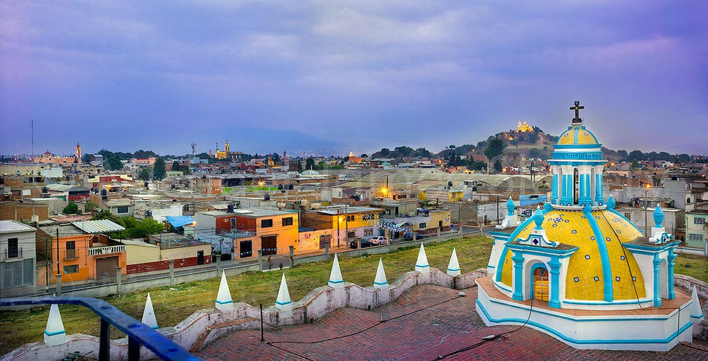 cholula church bell tower